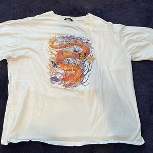 Shein women’s oversized dragon shirt